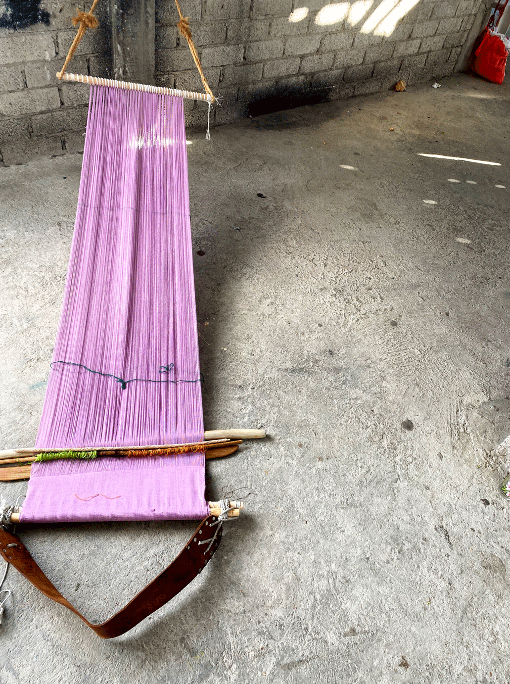 telar de cintura weben tejido weaving backstrap Oaxaca